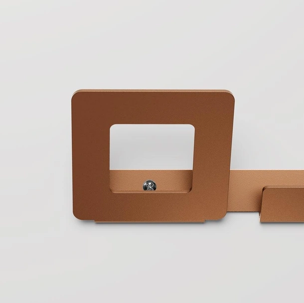 Appendiabiti da parete in acciaio verniciato Hang di Pezzani