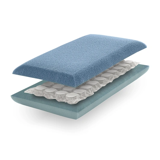 Guanciale Iceberg Micro in micromolle, memory foam e air memory di Qualitybed