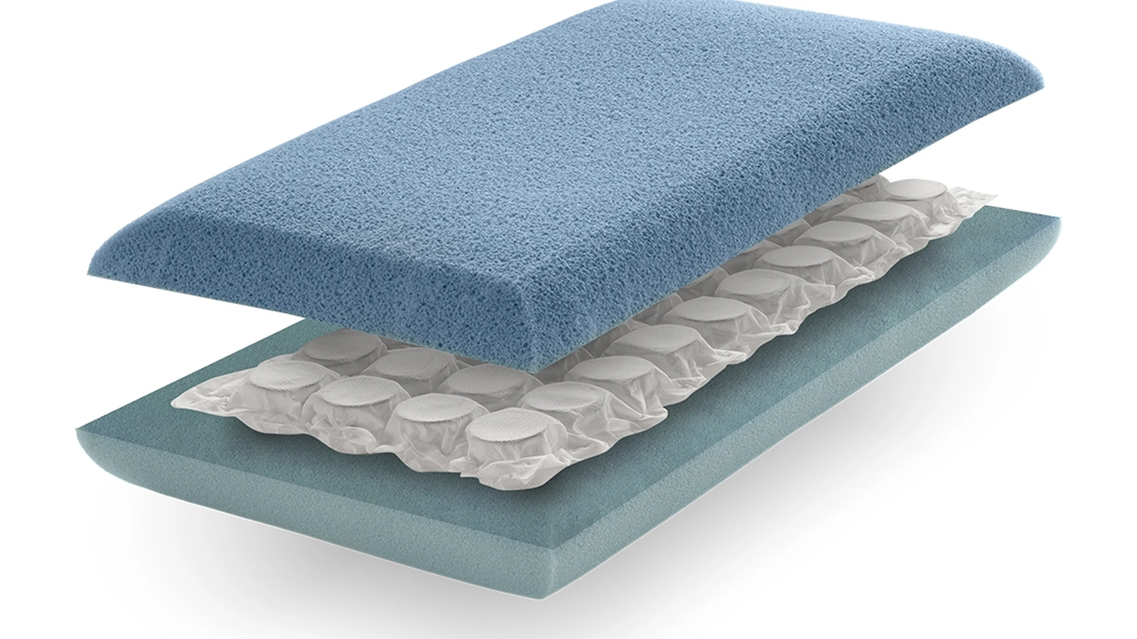Guanciale Iceberg Micro in micromolle, memory foam e air memory di Qualitybed
