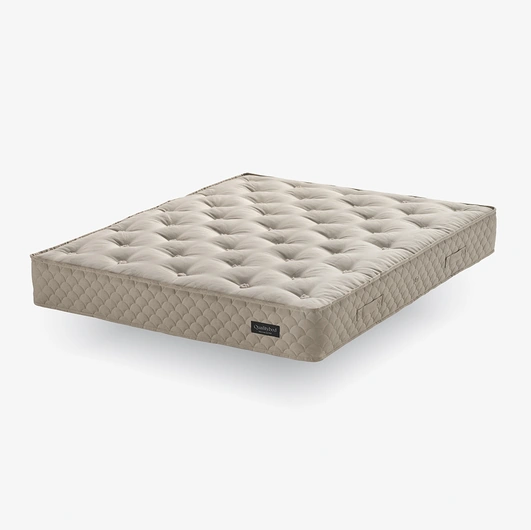 Materasso Diana realizzato con fibra di cocco, crine di cavallo, cotone e molle indipendenti di Qualitybed