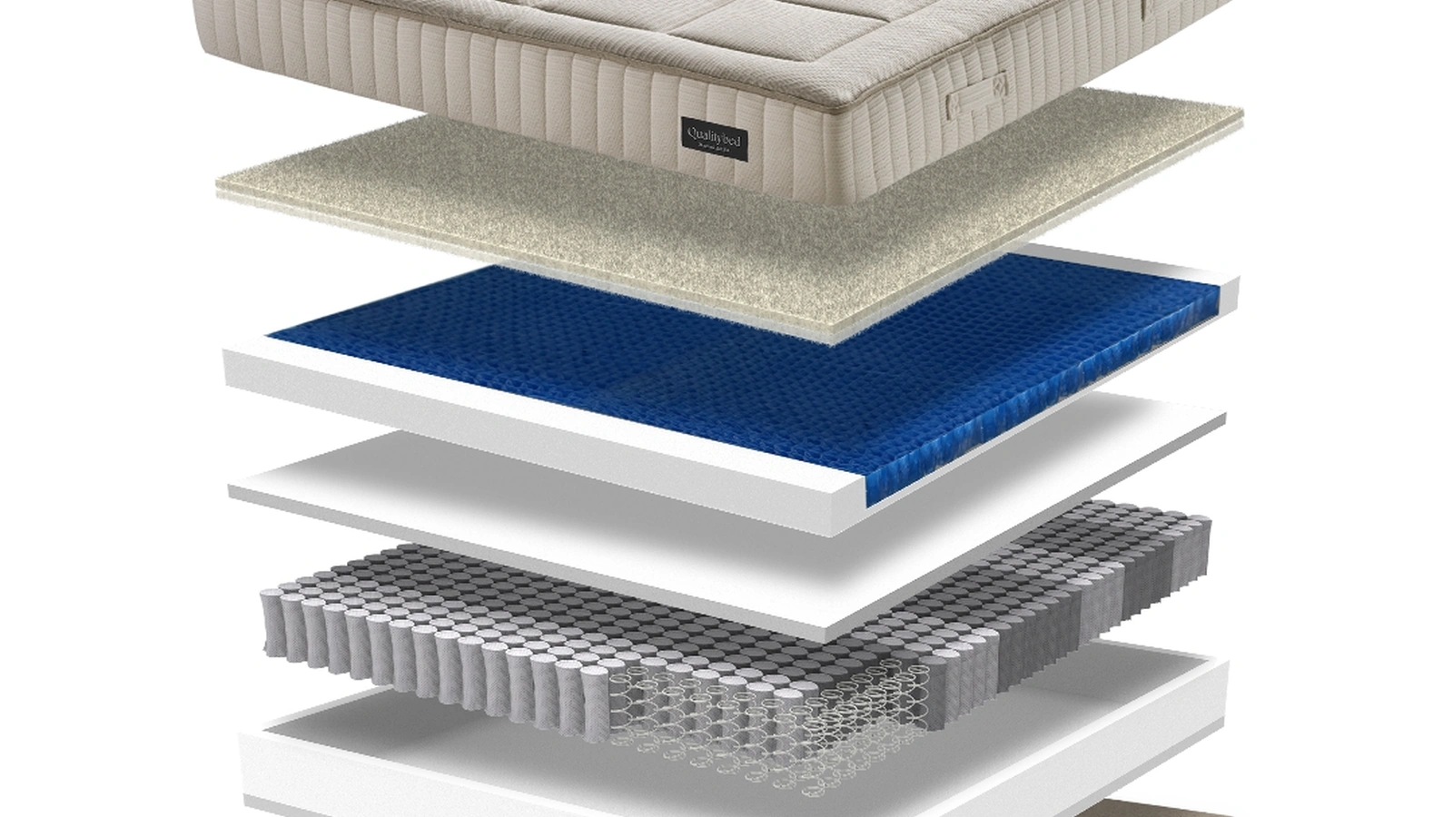 Materasso Pegaso a molle indipendenti di Qualitybed