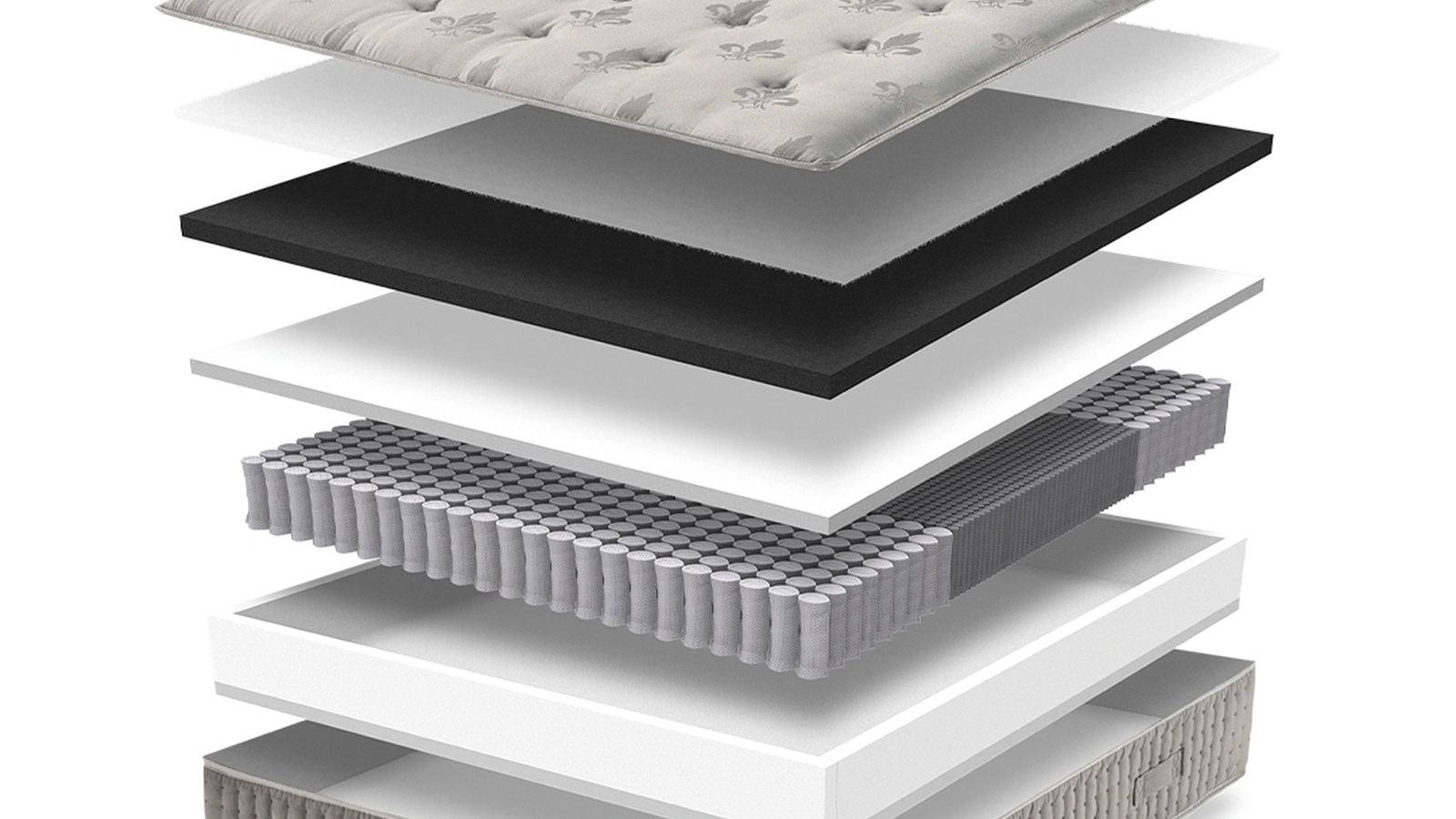 Materasso Sublime a molle indipendenti e lattice di Qualitybed