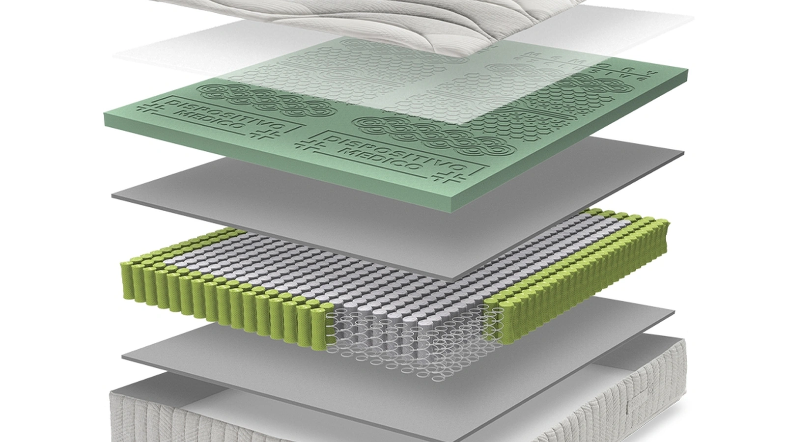 Materasso Velia a molle indipendenti e memory di Qualitybed