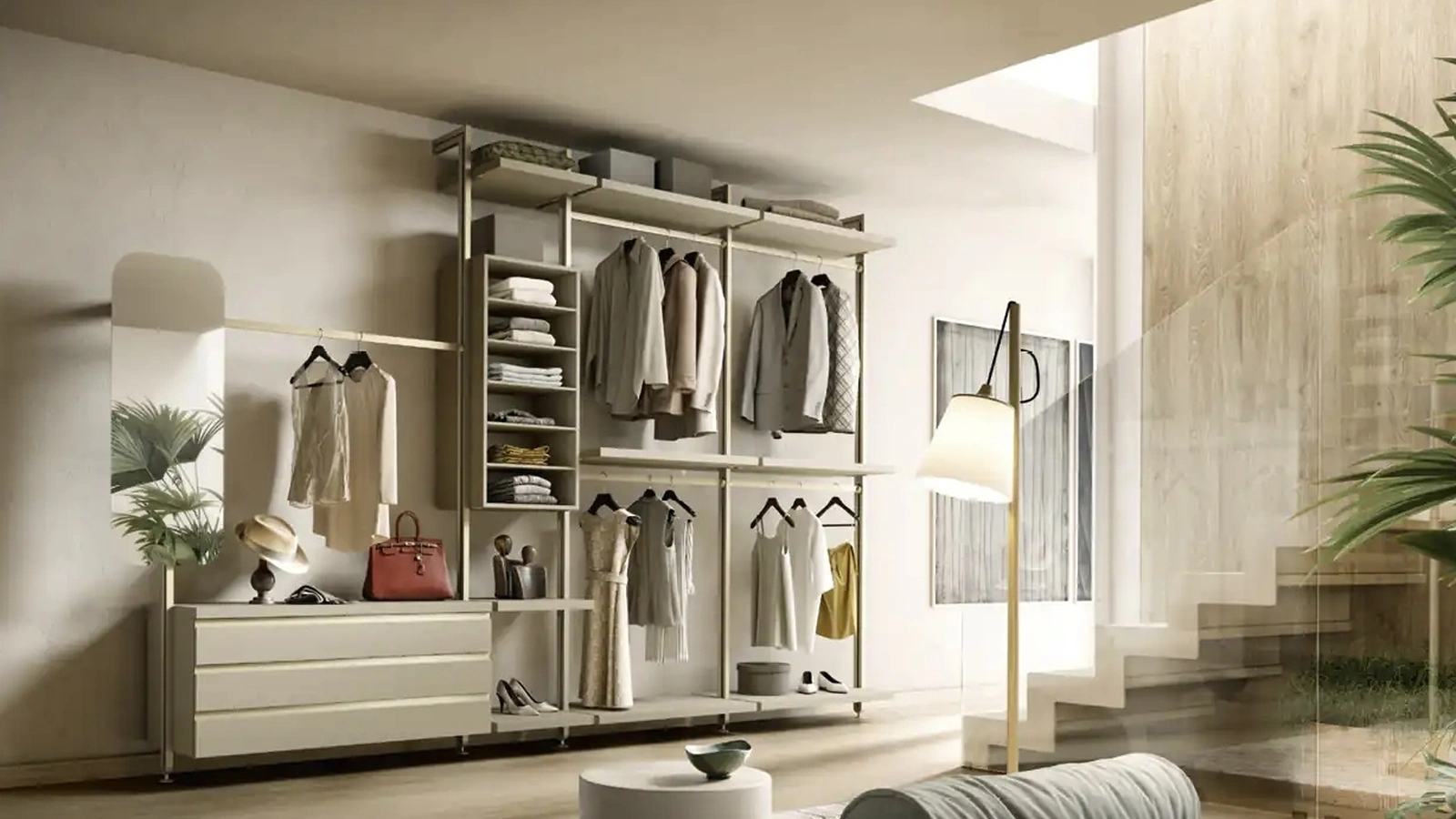 Cabina armadio Virgo V324 di Moretti Compact Giorno Notte