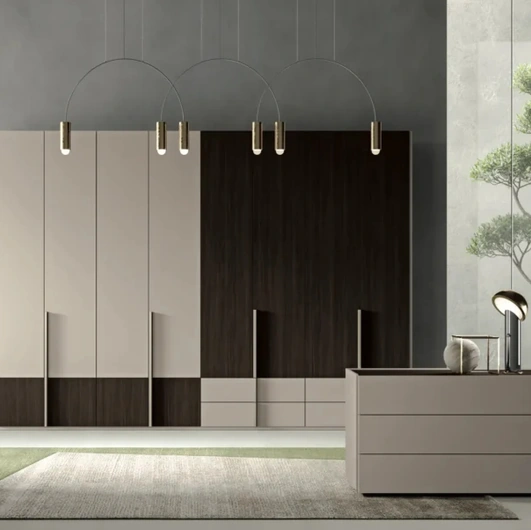 Armadio con anta battente Duplex e Up di Artigianmobili