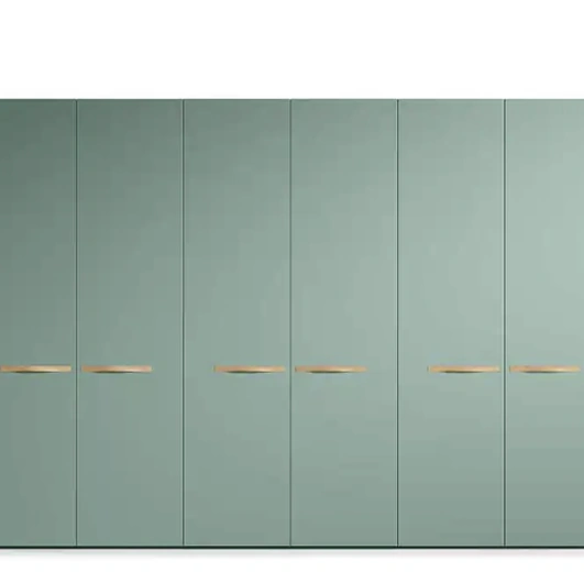 Armadio con ante battenti Libeccio B356 laccato opaco salvia di Moretti Compact Giorno Notte