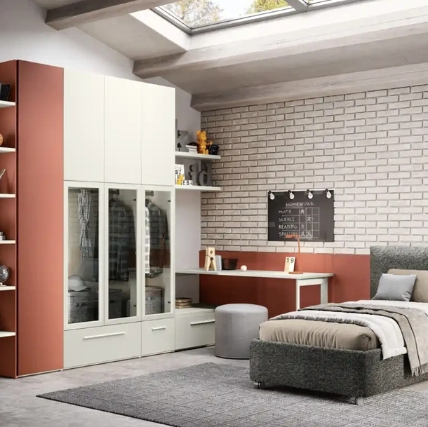 Cameretta su misura K108 di Moretti Compact Camerette