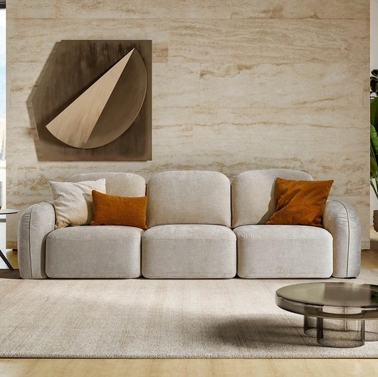Divano lineare con sedute allungabili Susa di Le Comfort