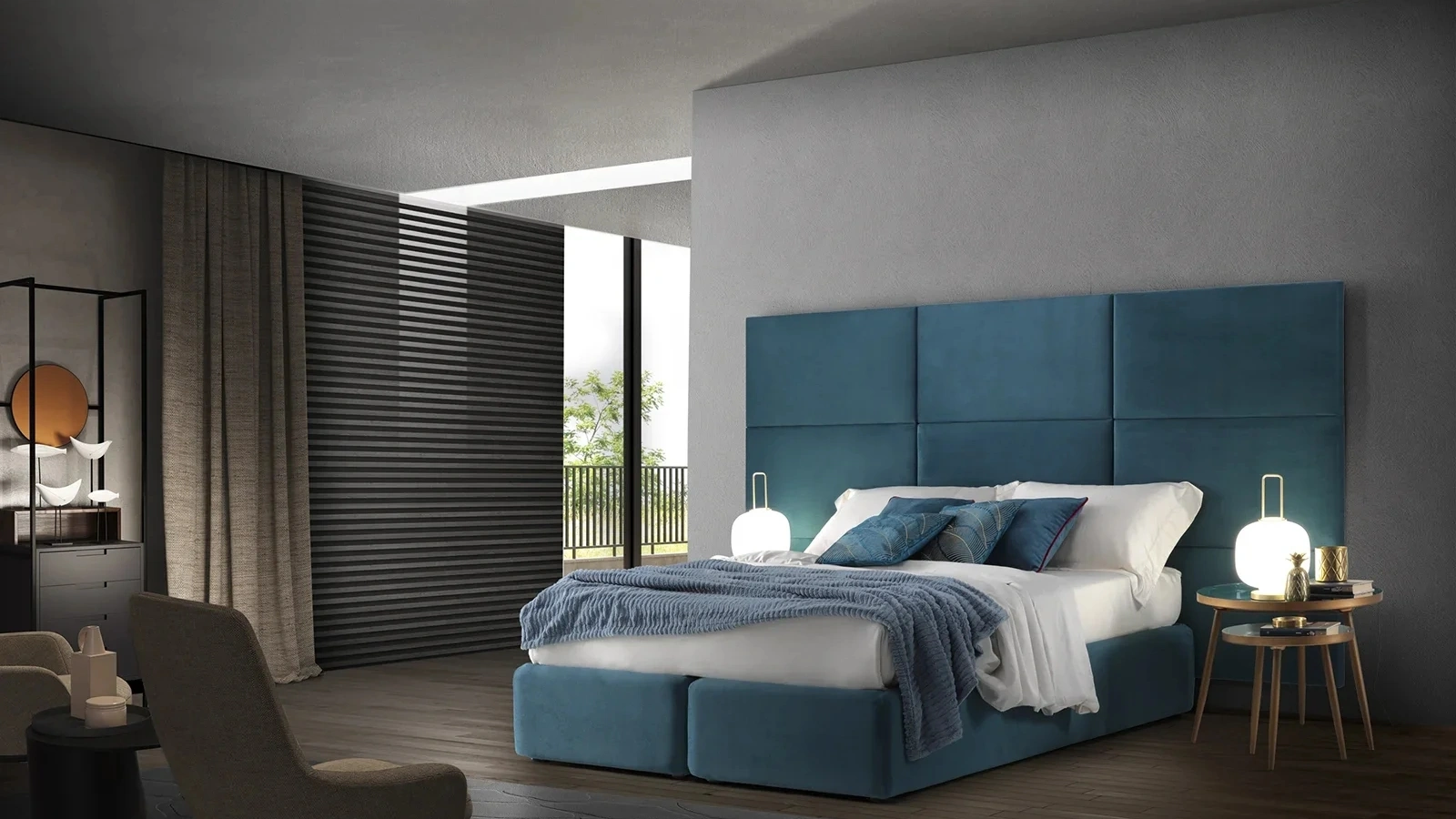 Letto Boiserie Mosaic Standard di Artigianaletti