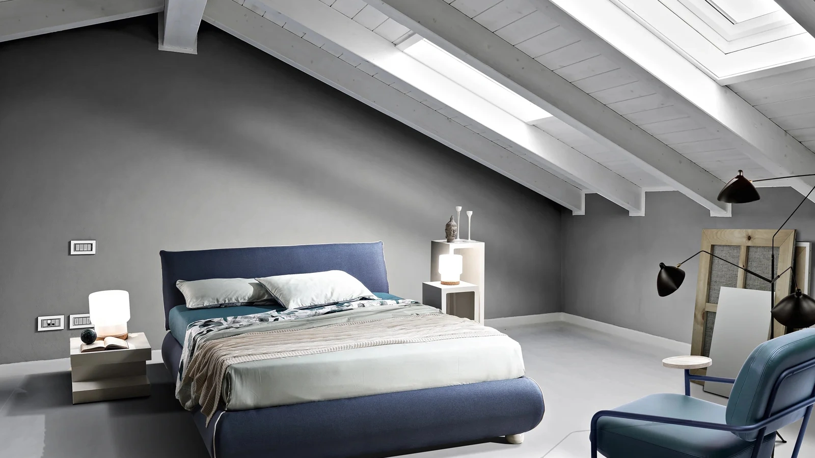 Letto in tessuto Felix di Artigianaletti