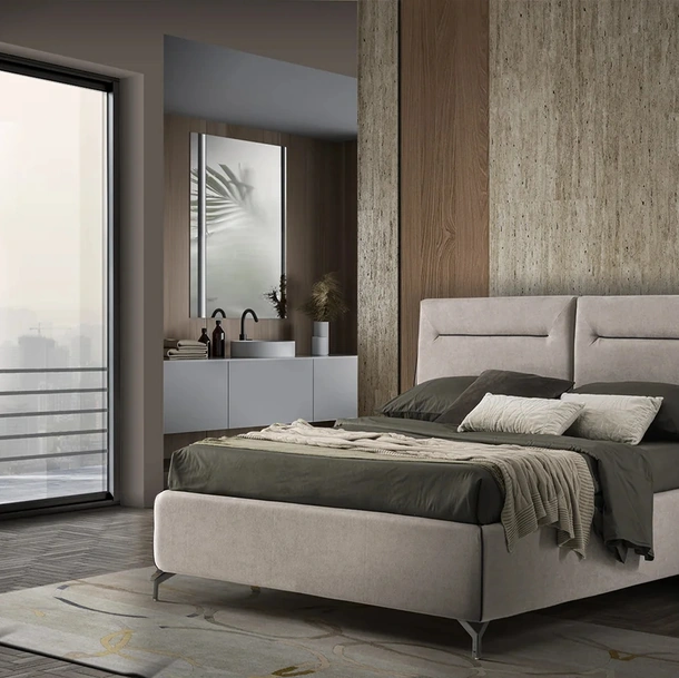 Letto imbottito Riace di Artigianaletti