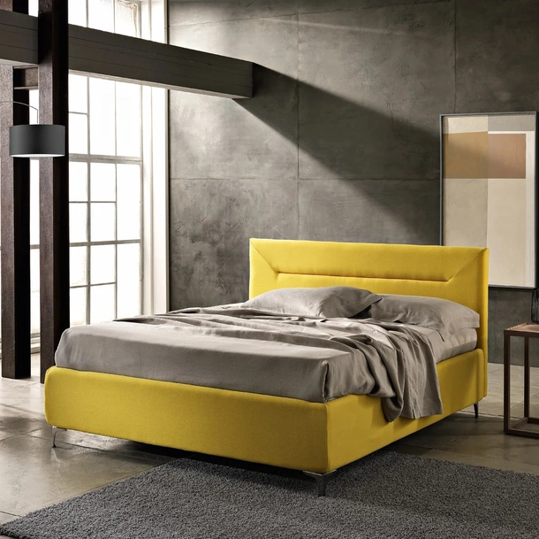 Letto matrimoniale Street in tessuto di Artigianaletti