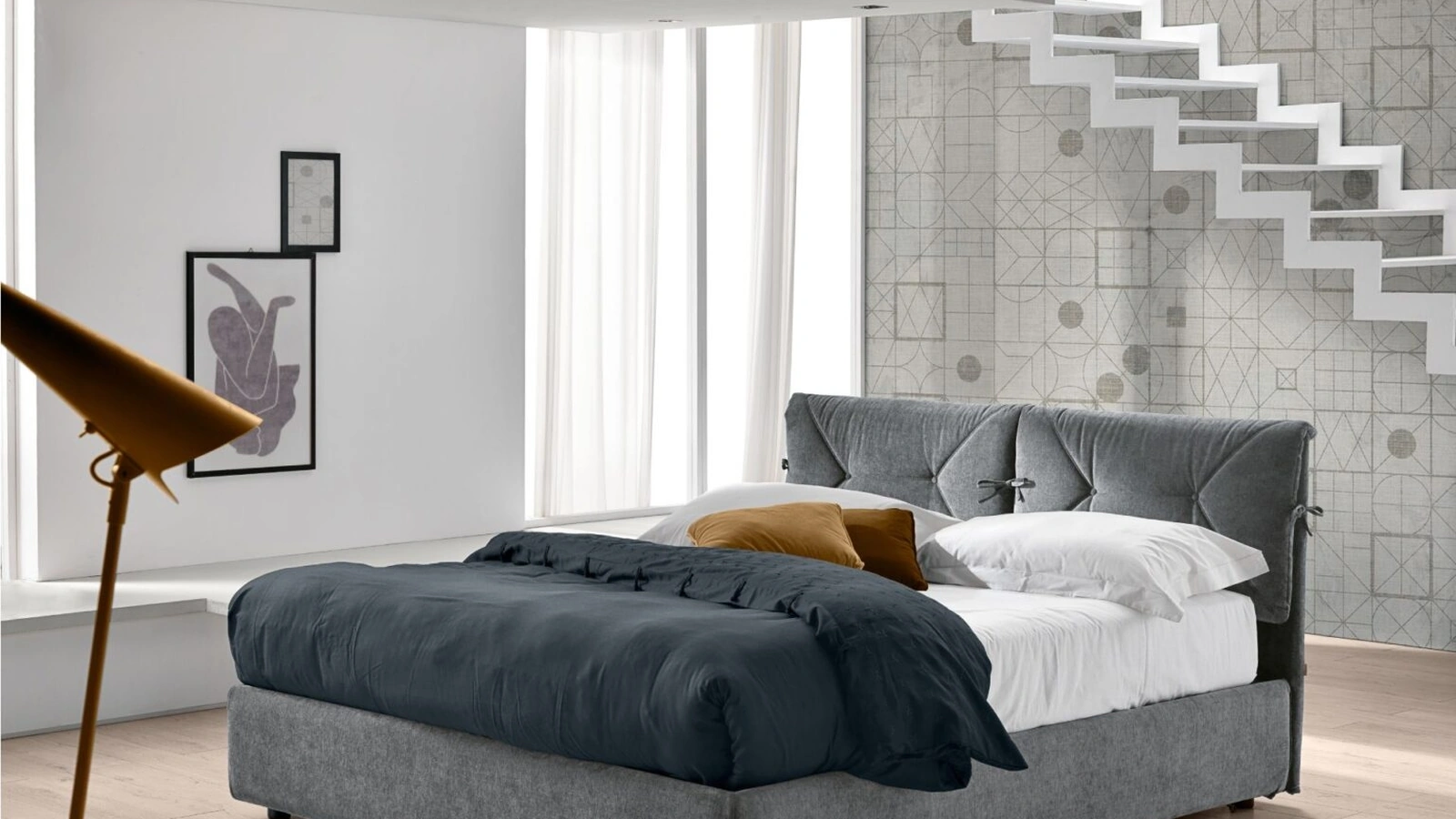 Letto Aurora di Susan imbottiti