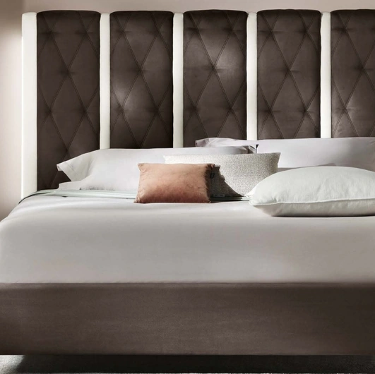 Letto con box contenitore Cecilia di Susan imbottiti