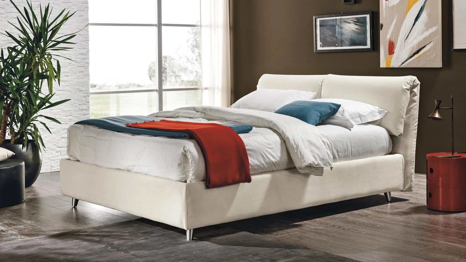 Letto Elba di Susan imbottiti