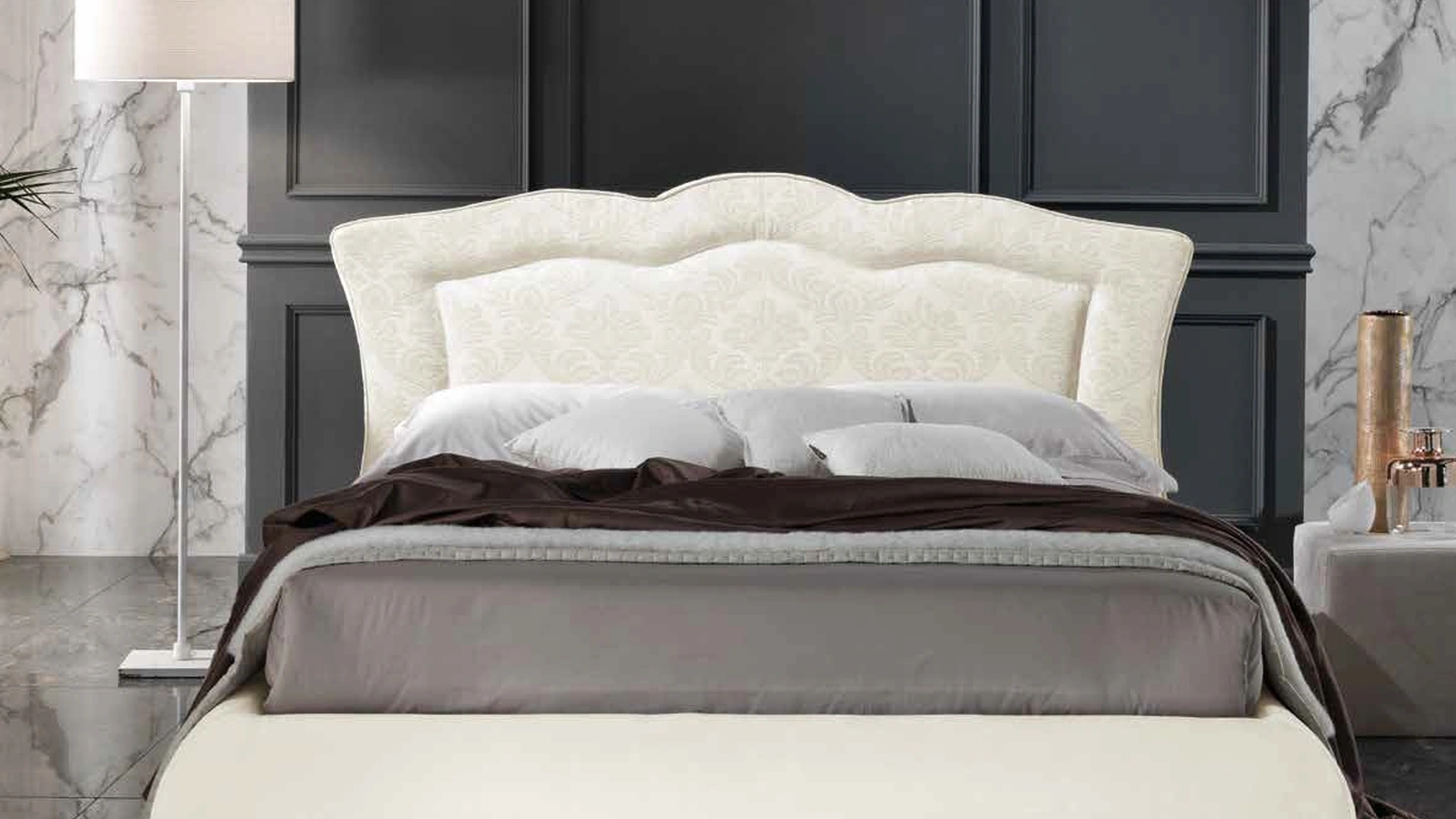 Letto Epoca di Susan imbottiti