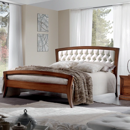 Letto imbottito FS295 di Giannone Arredi