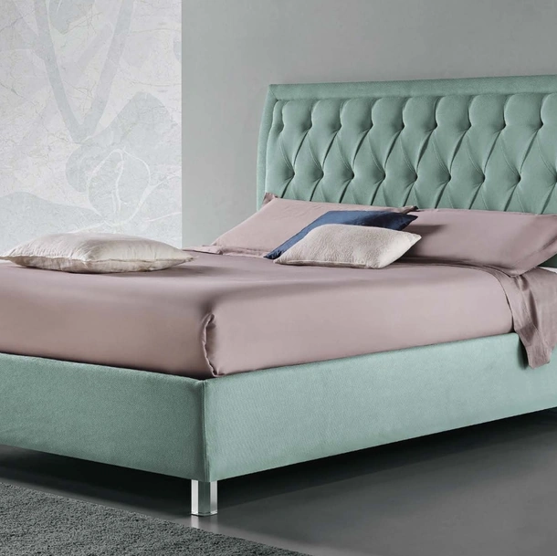 Letto Opera con box contenitore di Susan imbottiti