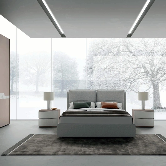 Letto con testiera Relax di Artigianmobili