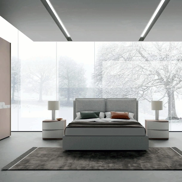 Letto con testiera Relax di Artigianmobili