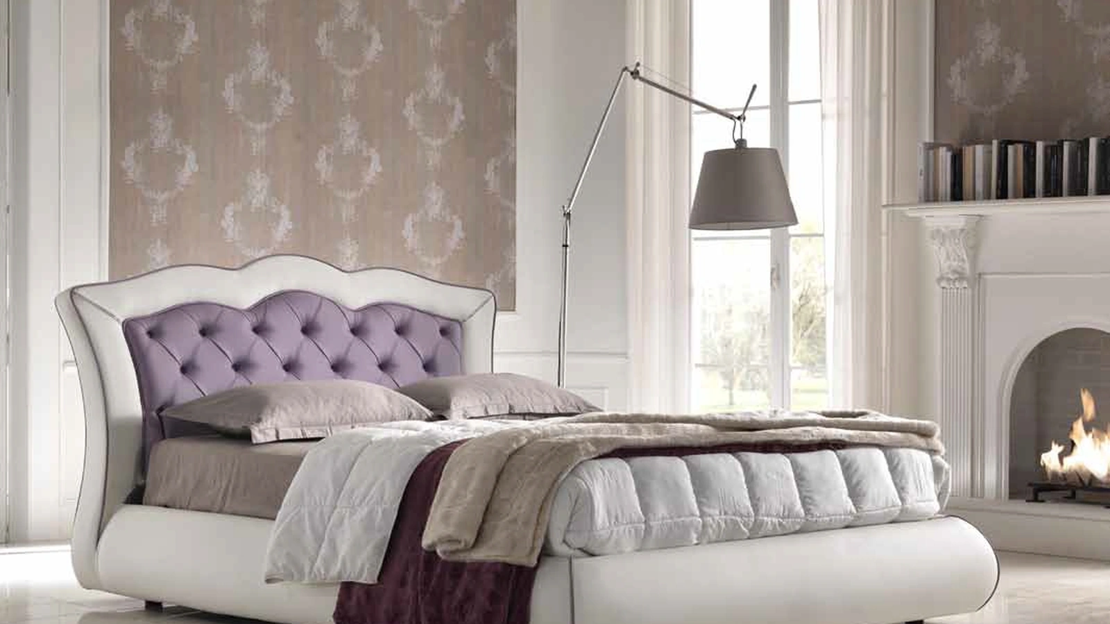 Letto Rigoletto Swarovski di Susan imbottiti