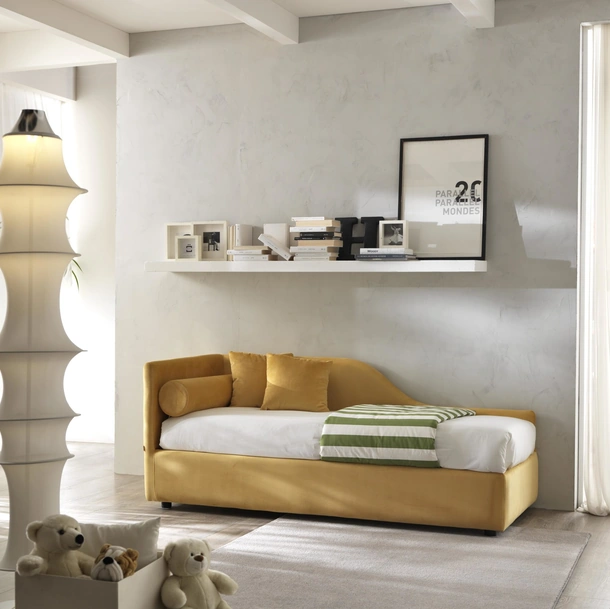 Letto singolo Clik-Clak di Susan imbottiti