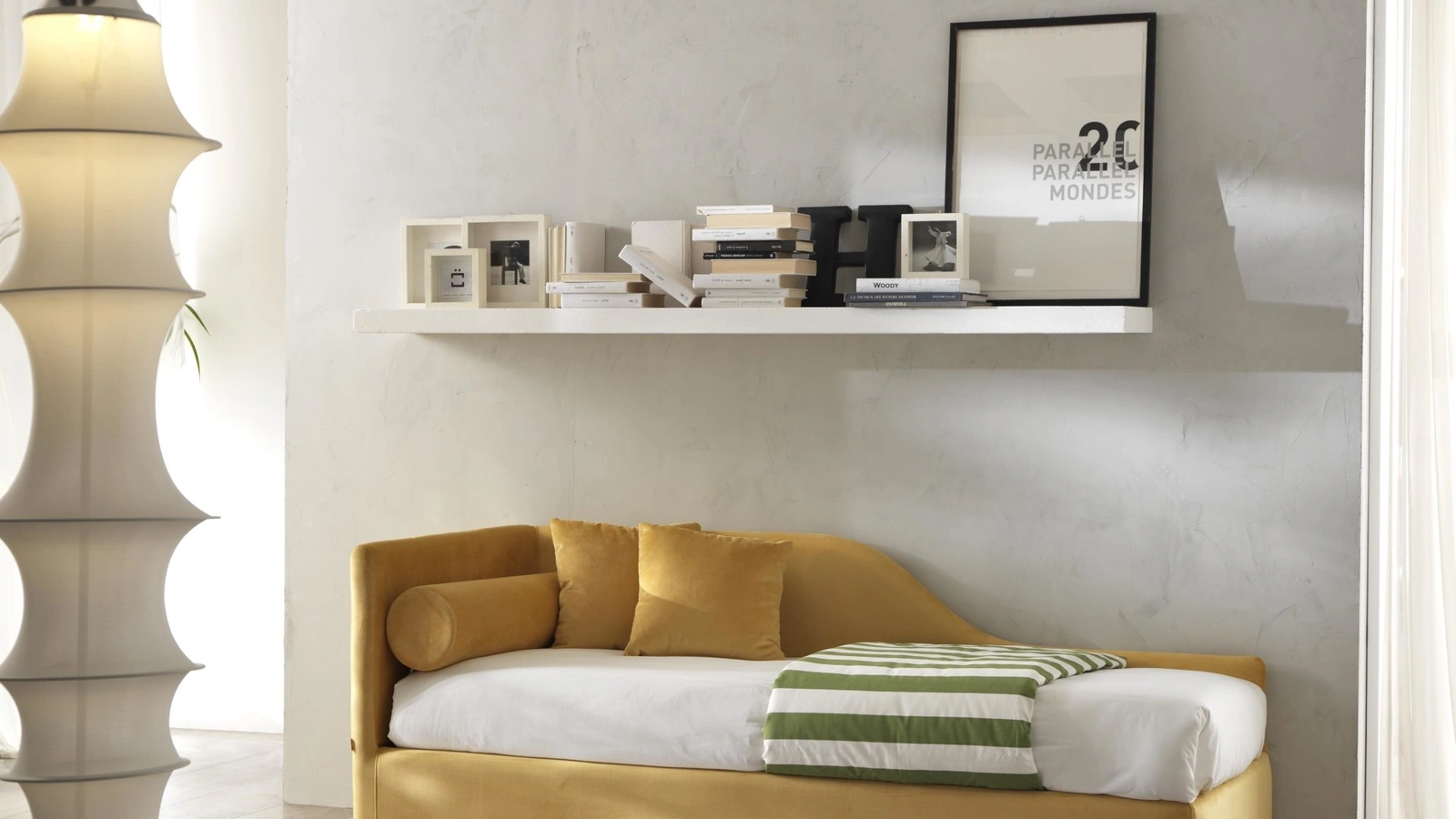 Letto singolo Clik-Clak di Susan imbottiti