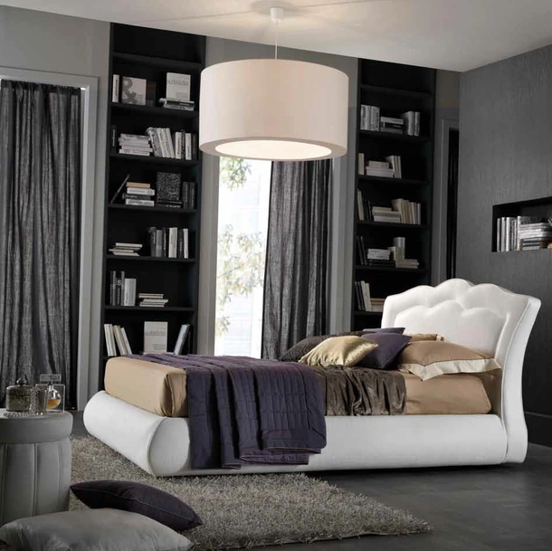 Letto singolo Epoca di Susan imbottiti