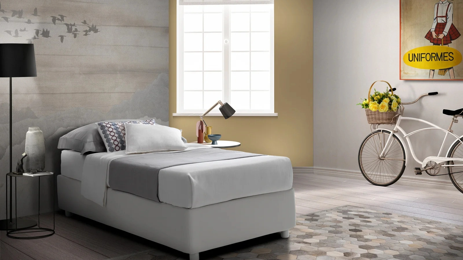 Letto sommier singolo Pantelleria di Artigianaletti