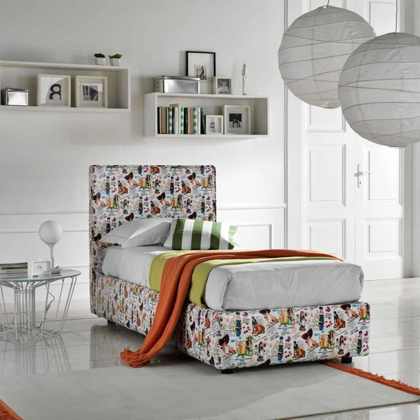 Letto singolo Young di Susan imbottiti