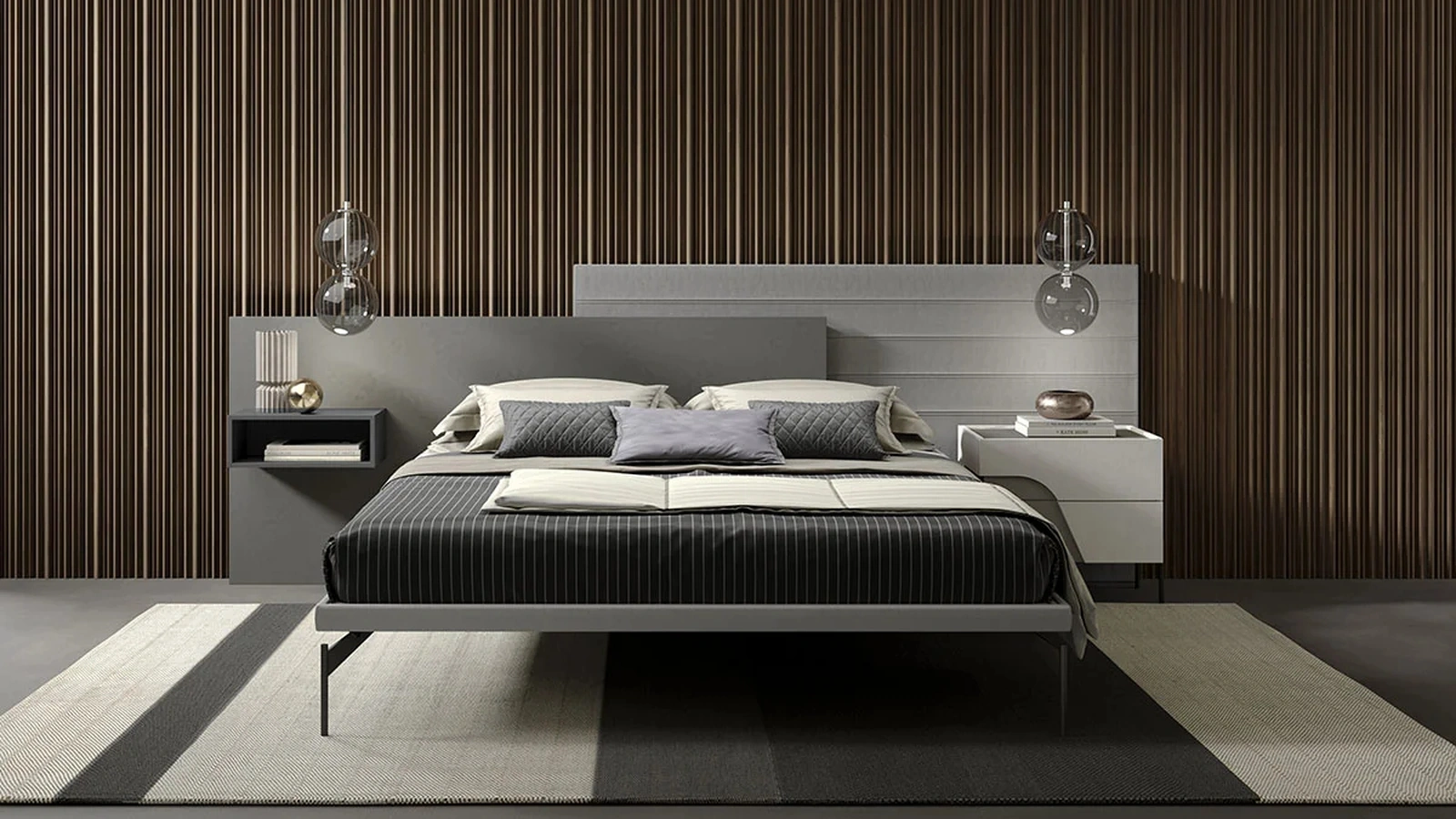 Letto matrimoniale con testiera Sogno di Artigianmobili