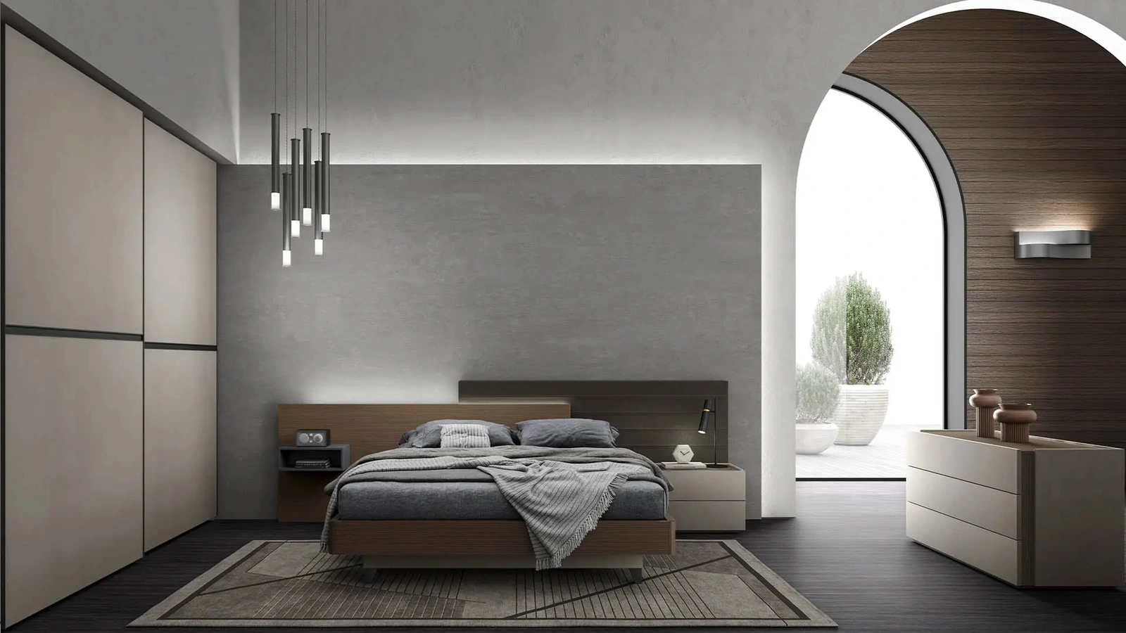 Letto matrimoniale con box contenitore Sogno di Artigianmobili