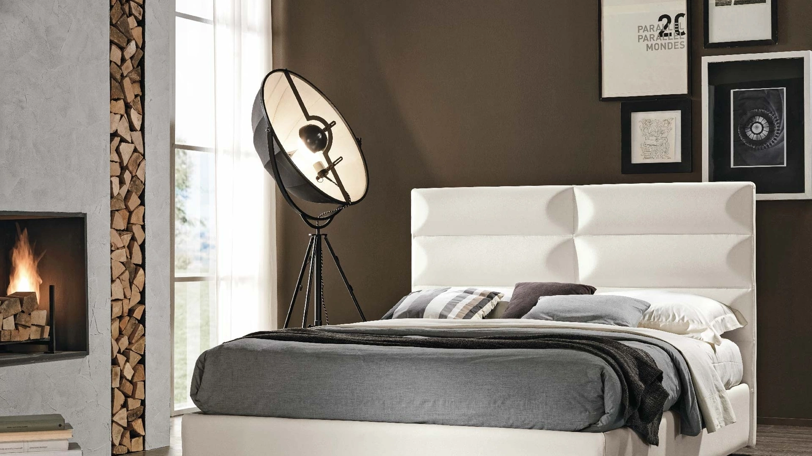 Letto Topazio di Susan imbottiti