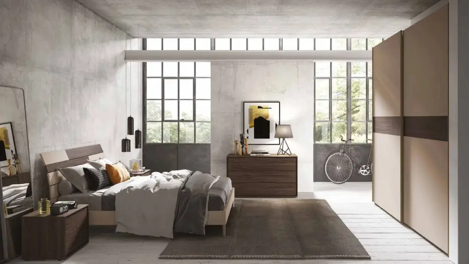 Letto moderno Tau di Artigianmobili