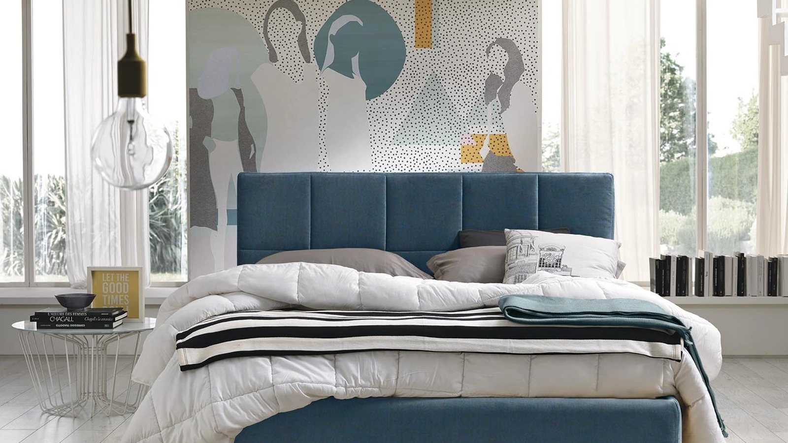 Letto Venere di Susan imbottiti