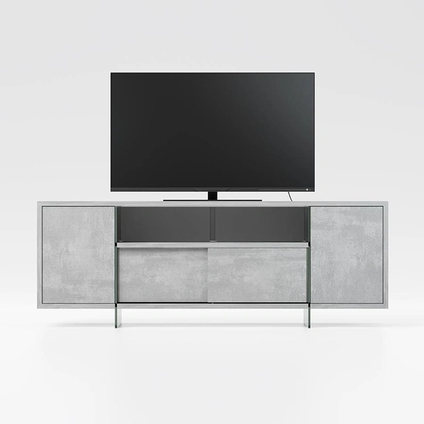 Mobile Porta Tv in laminato ecologico con ante scorrevoli Movie di Pezzani
