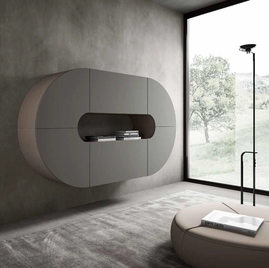 Mobile sospeso di design Velvet 184 di Artigianmobili