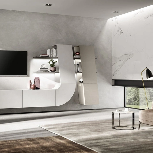 Parete Attrezzata moderna Velvet 152 di Artigianmobili