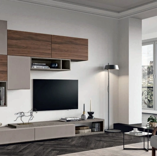 Parete Attrezzata moderna Velvet 163 di Artigianmobili
