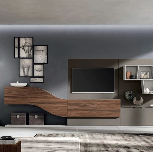 Parete Attrezzata moderna Velvet 167 di Artigianmobili