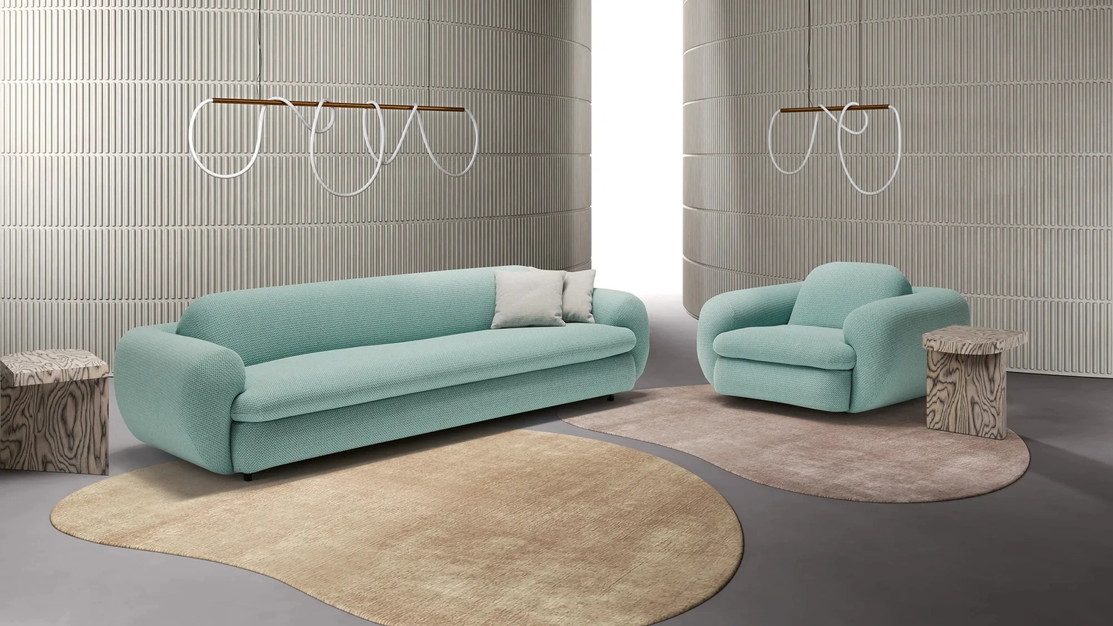 Divano letto Curvi di Dienne Salotti