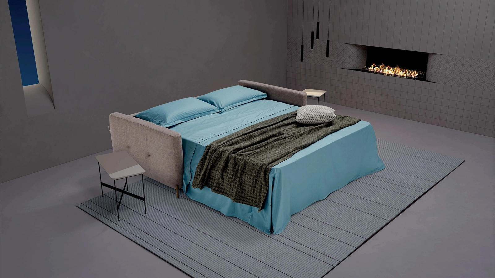 Divano letto relax Mura di Dienne Salotti