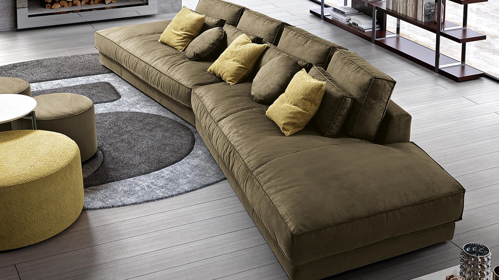 Divano di design Nilson di Biel