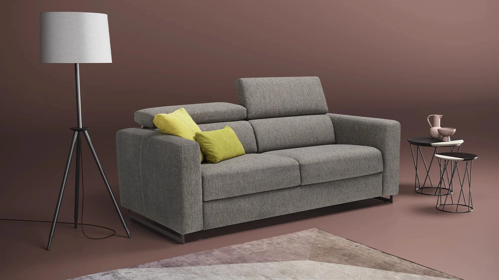 Divano letto lineare Modular Pro di Dienne Salotti