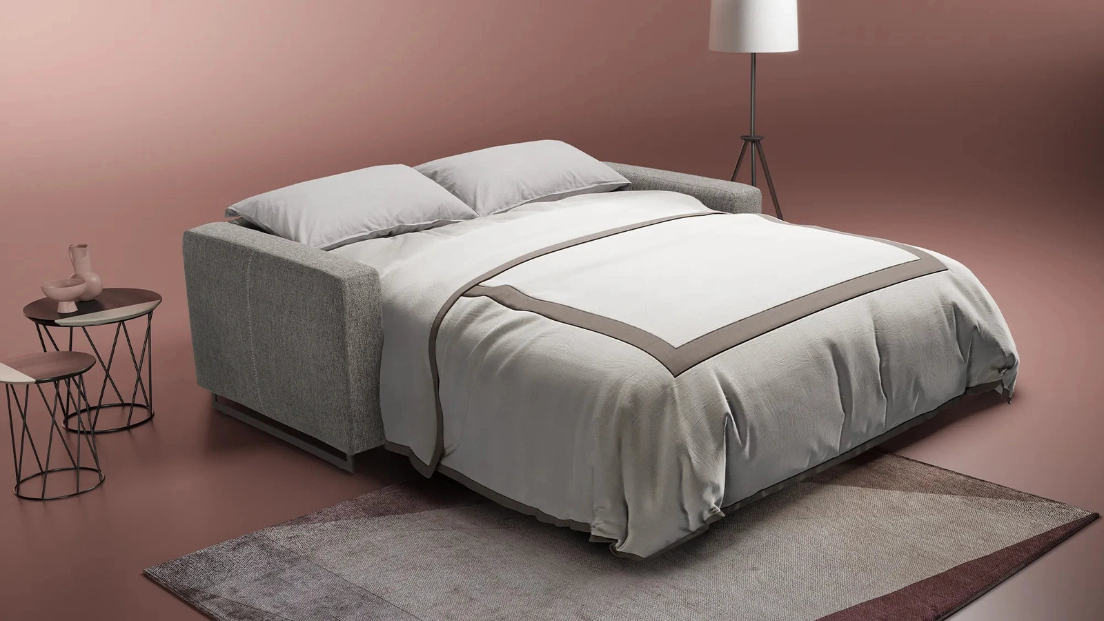 Divano letto lineare Modular Pro di Dienne Salotti