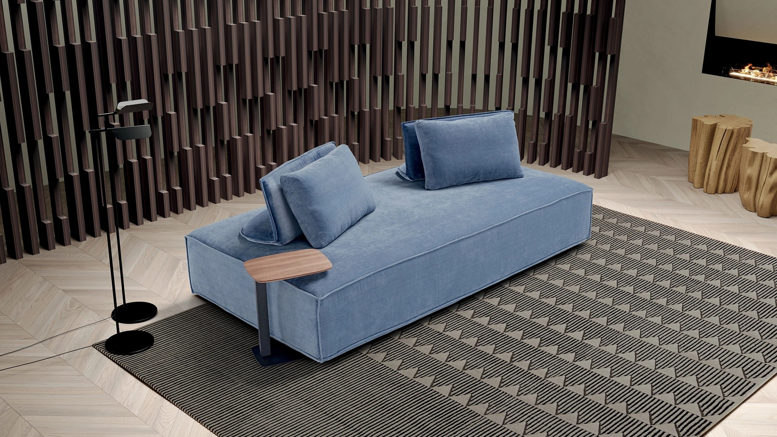 Divano letto lineare Tommy di Dienne Salotti