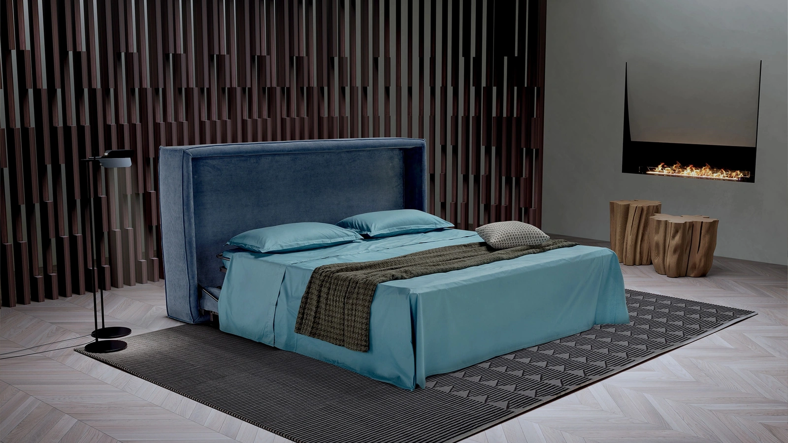 Divano letto lineare Tommy di Dienne Salotti