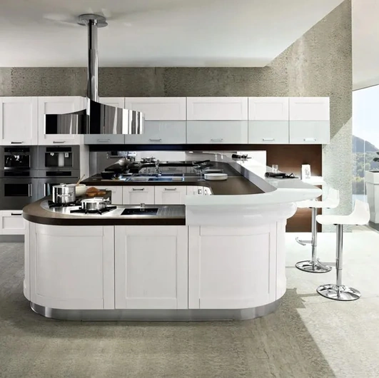 Cucina Classica con penisola Signoressa 04 di Ar-Tre