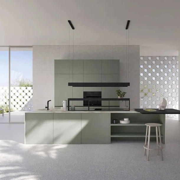 Cucina Moderna con isola Sky 01 di Ar-Tre
