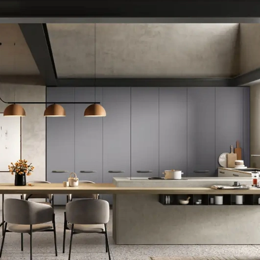 Cucina Moderna con penisola College 05 di Moretti Cucine